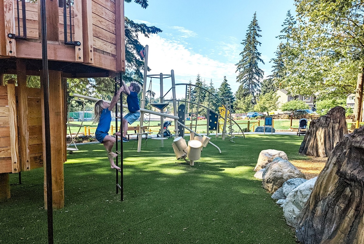 South Lynnwood Park’s New Playground Offers Cool Summer Fun ParentMap